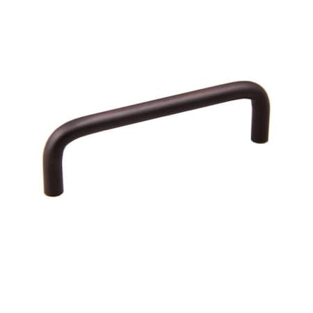 Crown 4-3/8" Wire Cabinet Pull with 4" Center to Center Oil Rubbed Bronze Finish CHP35510B